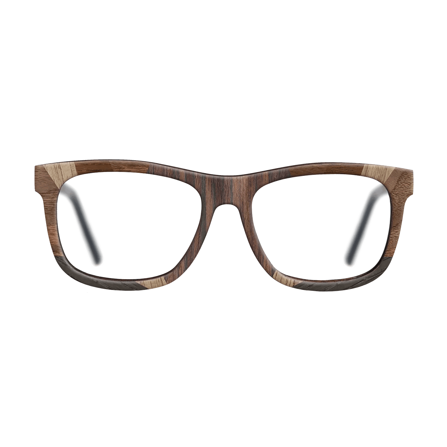 Fumed Oak,Ziricote Light Quartered,Walnut: Straight Grain,Walnut Claro Light: Recursive - The Hero - Square - 1491 - SIRIS wood optic