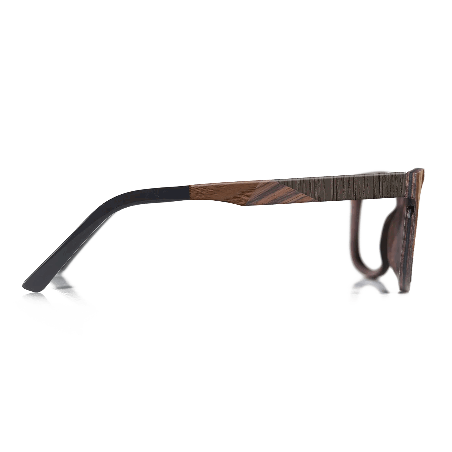 Fumed Oak,Ziricote Light Quartered,Walnut: Straight Grain,Walnut Claro Light: Recursive - The Hero - Square - 1491 - SIRIS wood optic