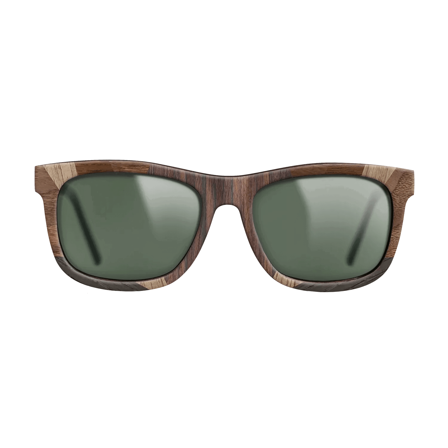 Fumed Oak,Ziricote Light Quartered,Walnut: Straight Grain,Walnut Claro Light: Recursive - The Hero - Square - 1491 - SIRIS wood optic