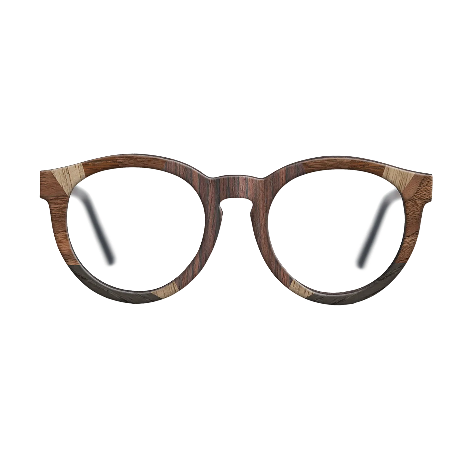 Fumed Oak,Ziricote Light Quartered,Walnut: Straight Grain,Walnut Claro Light: Recursive - The Rebel - Round - 1491 - SIRIS wood optic