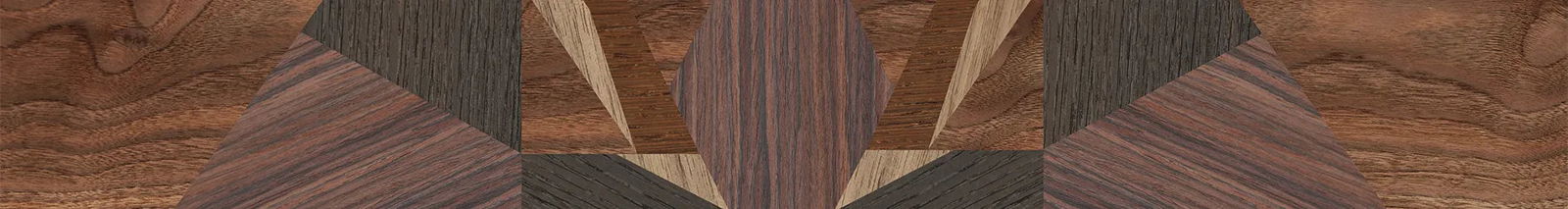 Fumed Oak,Ziricote Light Quartered,Walnut: Straight Grain,Walnut Claro Light: Recursive - The Rebel - Round - 1491 - SIRIS wood optic