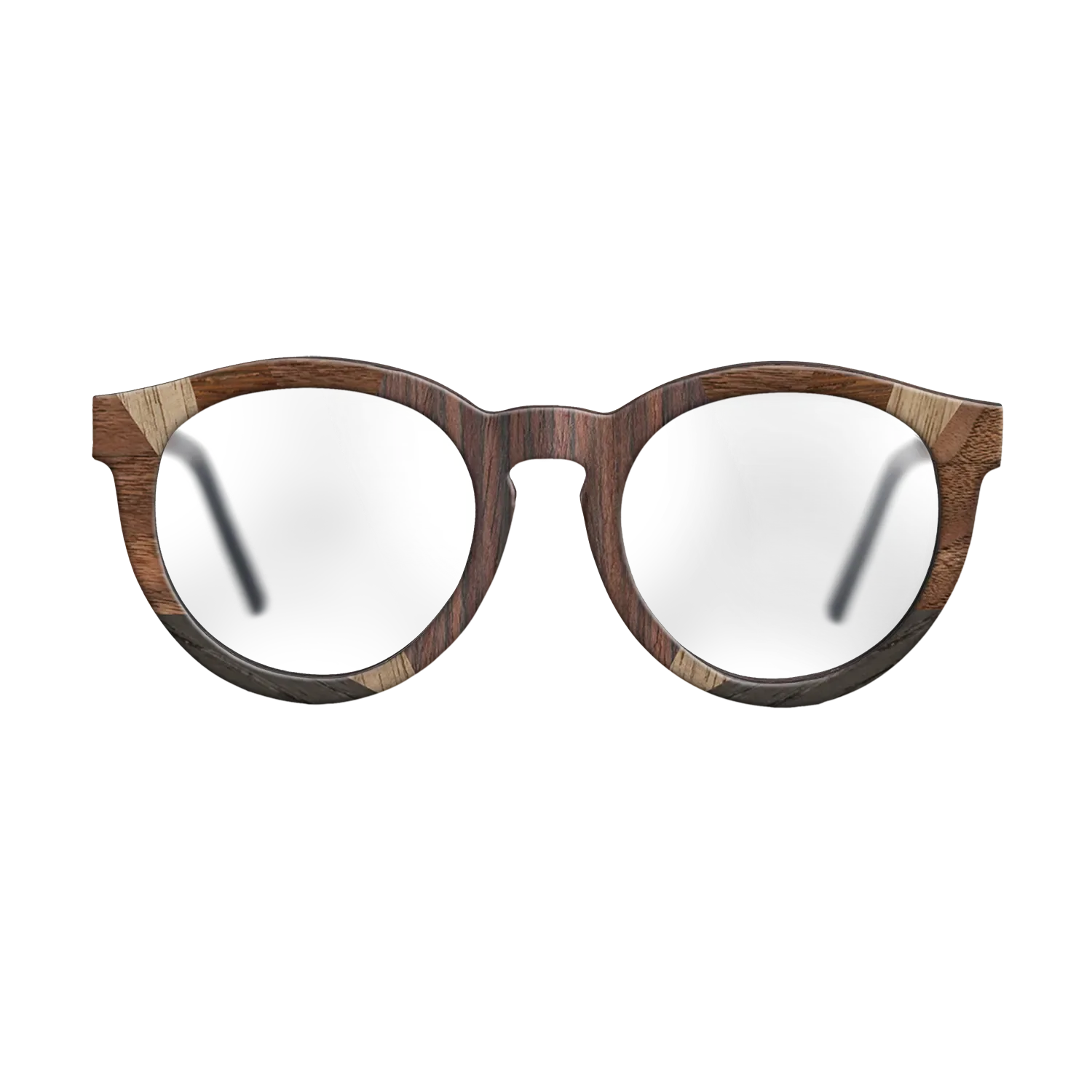 Fumed Oak,Ziricote Light Quartered,Walnut: Straight Grain,Walnut Claro Light: Recursive - The Rebel - Round - 1491 - SIRIS wood optic
