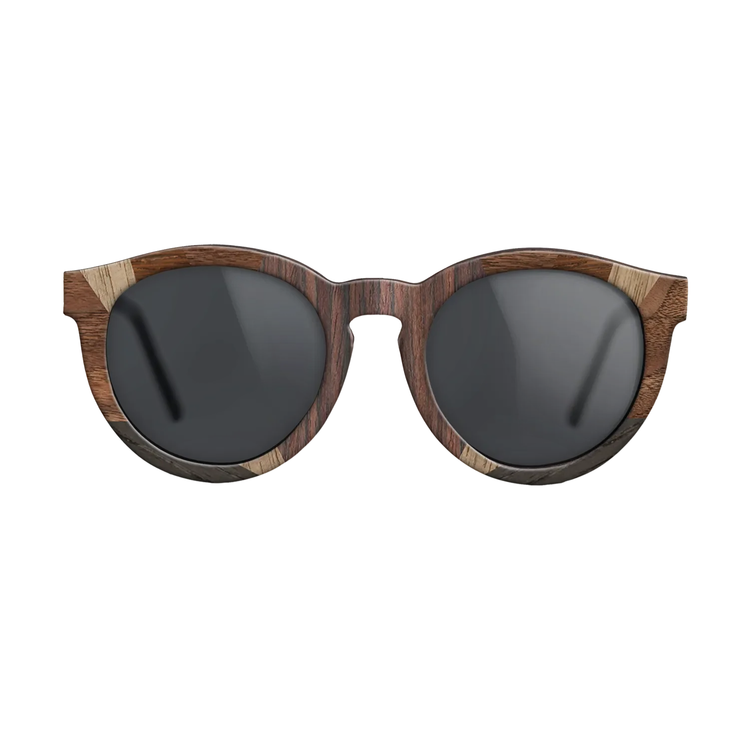 Fumed Oak,Ziricote Light Quartered,Walnut: Straight Grain,Walnut Claro Light: Recursive - The Rebel - Round - 1491 - SIRIS wood optic