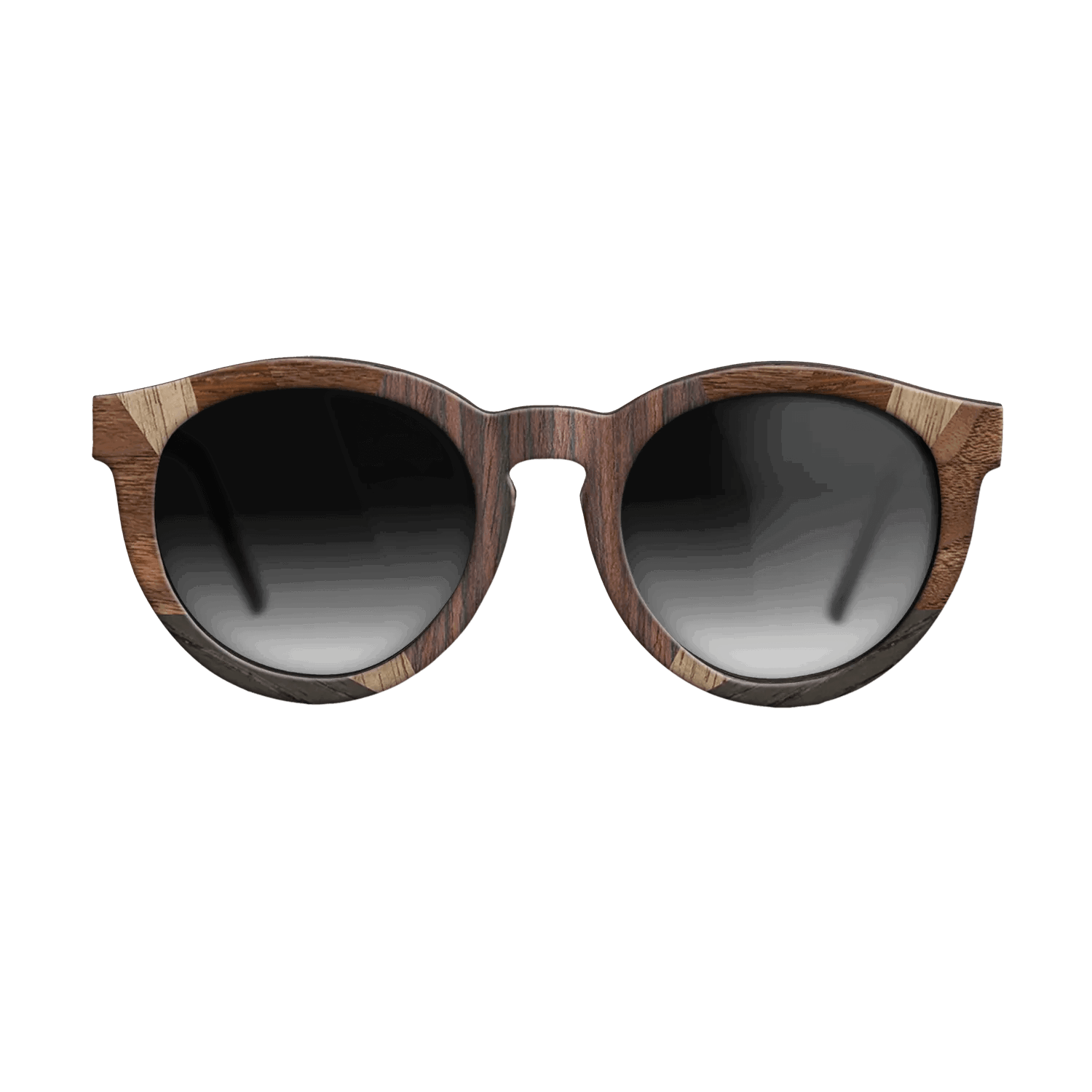 Fumed Oak,Ziricote Light Quartered,Walnut: Straight Grain,Walnut Claro Light: Recursive - The Rebel - Round - 1491 - SIRIS wood optic