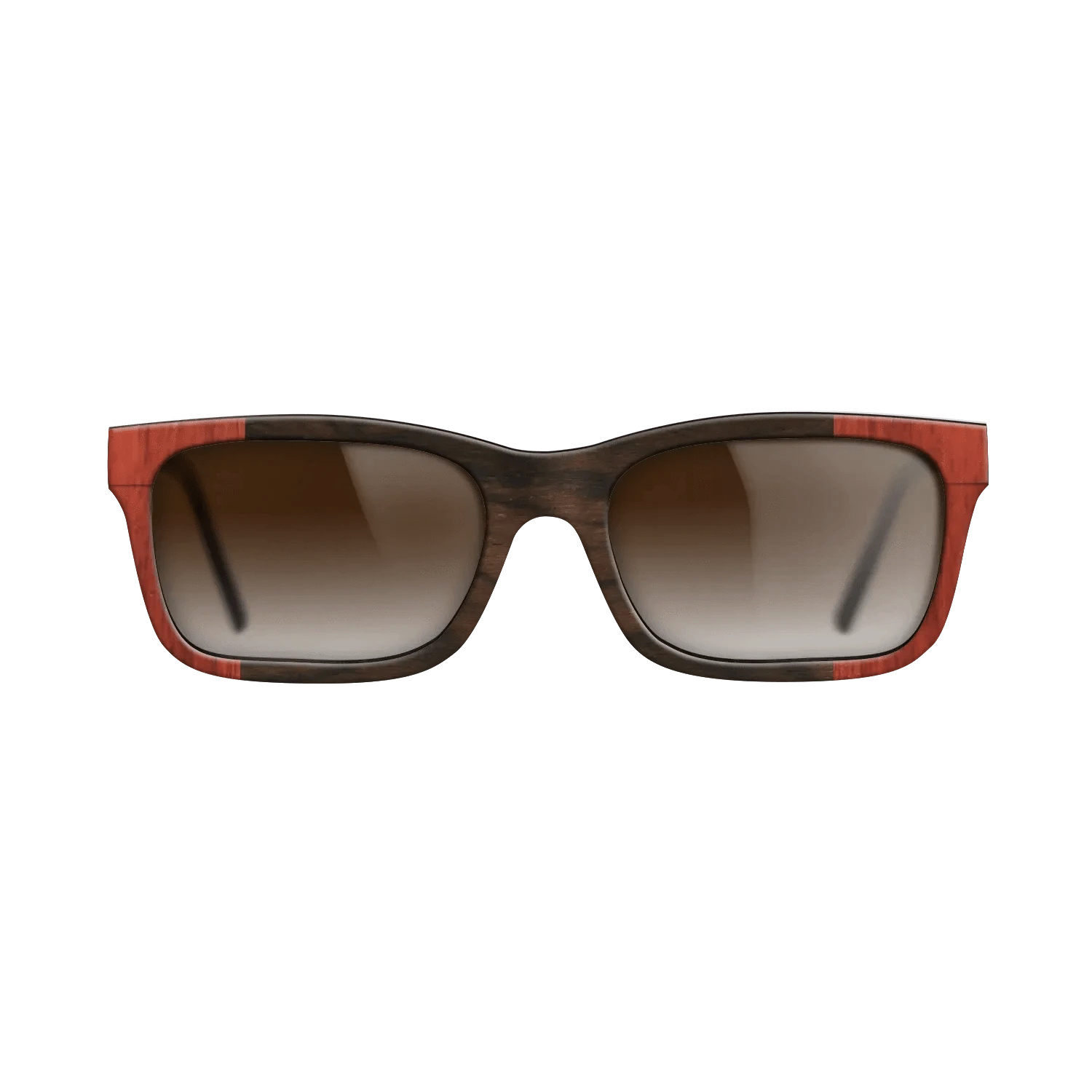 Wenge,Poplar Dyed: Red,Ziricote Dark Quartered: Recursive - The Sage - Rectangle - SIRIS wood optic