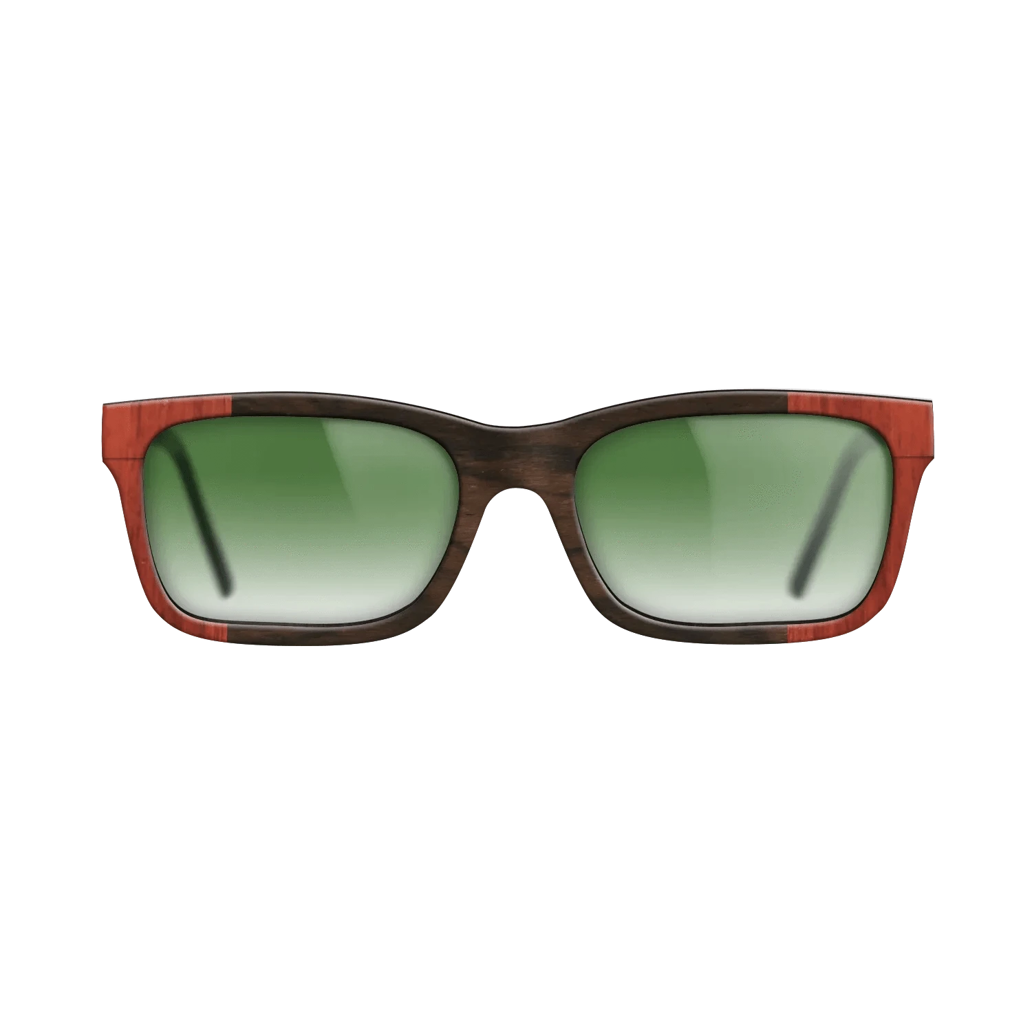 Wenge,Poplar Dyed: Red,Ziricote Dark Quartered: Recursive - The Sage - Rectangle - SIRIS wood optic