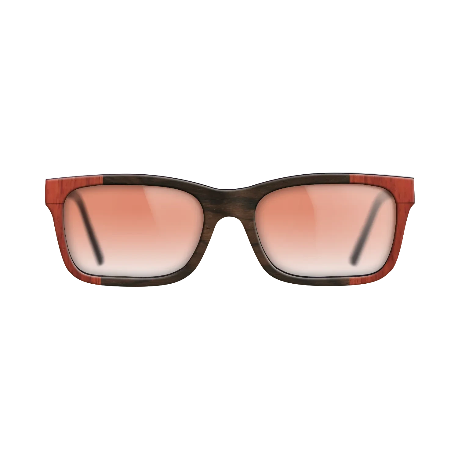 Wenge,Poplar Dyed: Red,Ziricote Dark Quartered: Recursive - The Sage - Rectangle - SIRIS wood optic