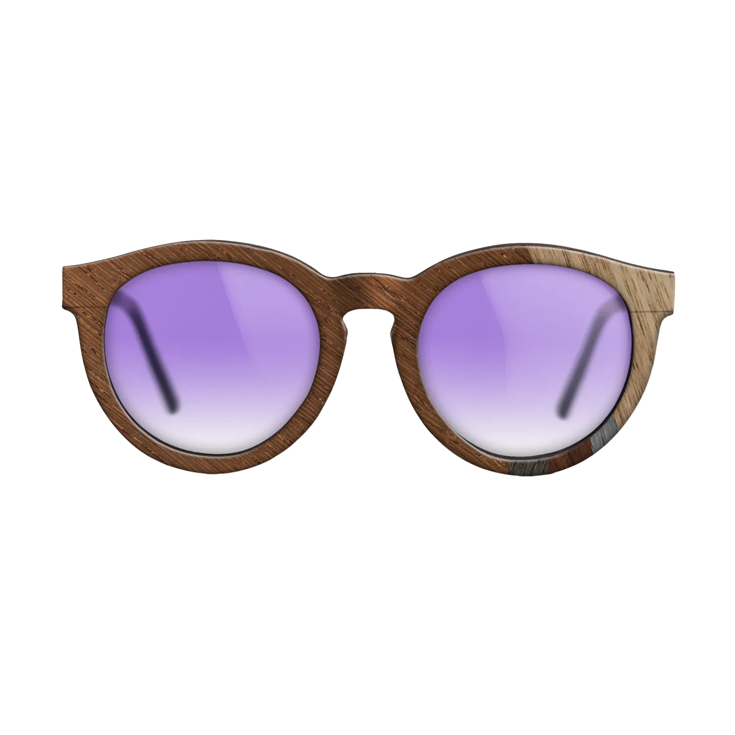 Wenge,Poplar Dyed: Grey,Walnut: Straight Grain,Walnut Claro Dark,Fumed Oak: Fractal - The Rebel - Round - SIRIS wood optic