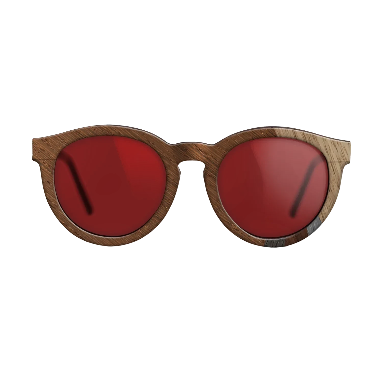 Wenge,Poplar Dyed: Grey,Walnut: Straight Grain,Walnut Claro Dark,Fumed Oak: Fractal - The Rebel - Round - SIRIS wood optic