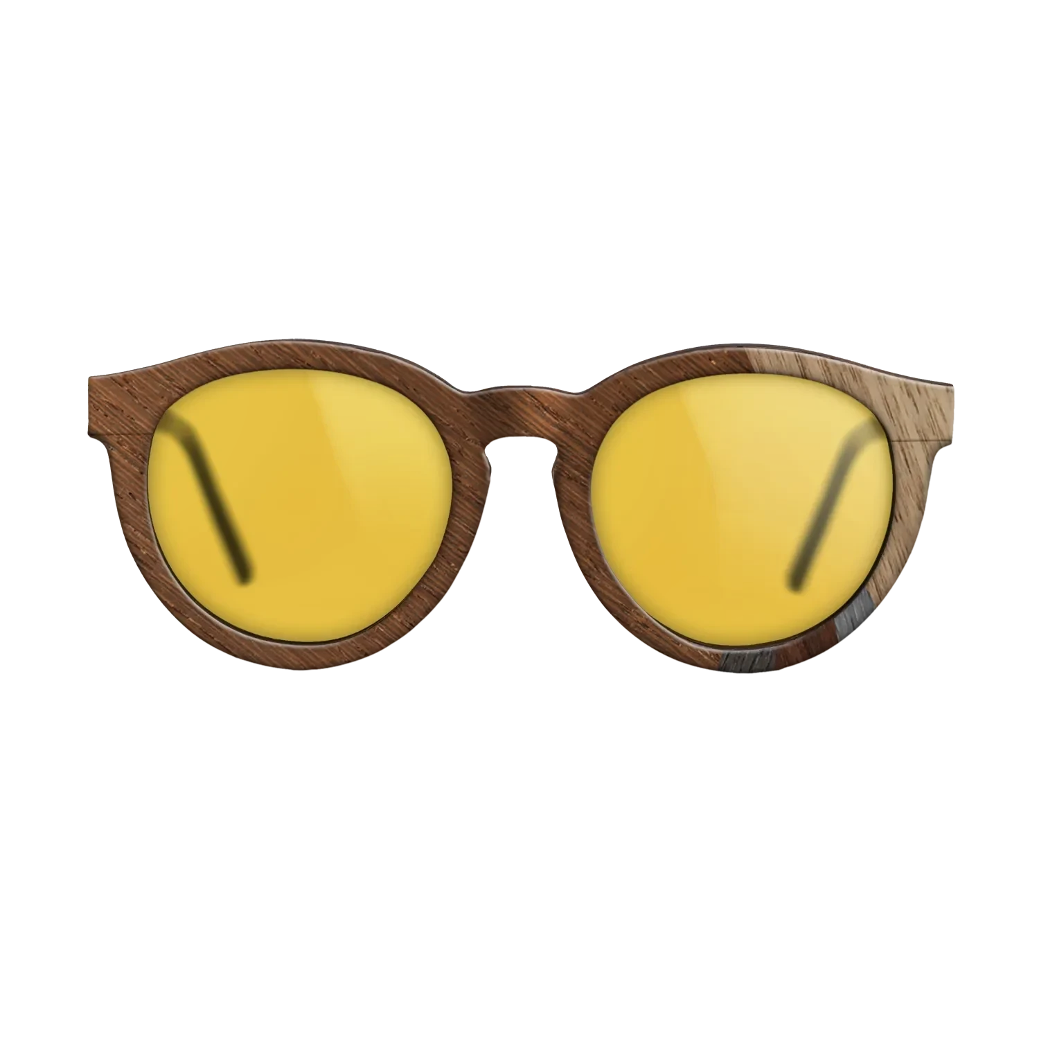 Wenge,Poplar Dyed: Grey,Walnut: Straight Grain,Walnut Claro Dark,Fumed Oak: Fractal - The Rebel - Round - SIRIS wood optic