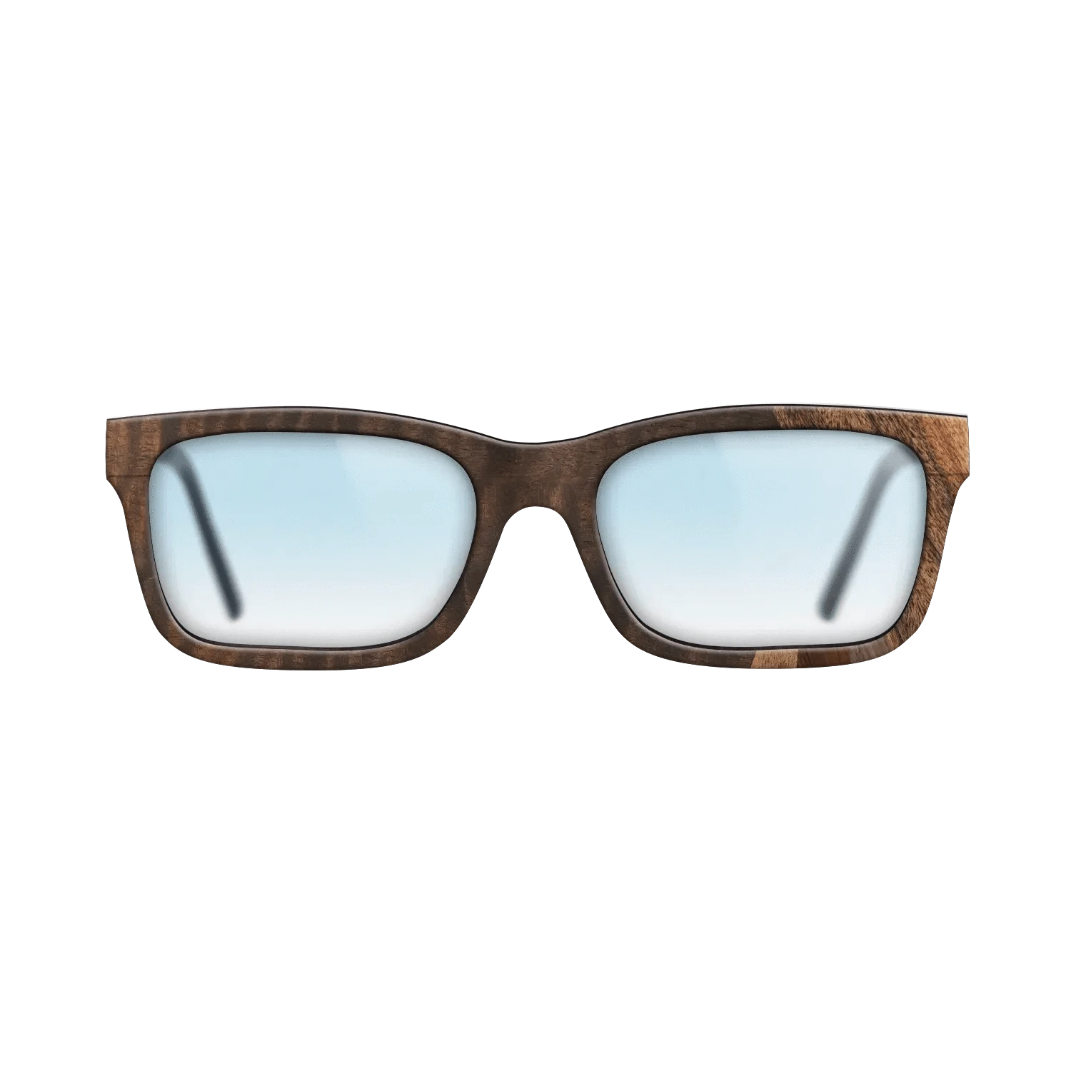 Walnut Claro Light,Olive Burl,Fumed Eucalyptus,Walnut Claro Dark,Santos Rosewood Dark: Fractal - The Sage - Rectangle - SIRIS wood optic