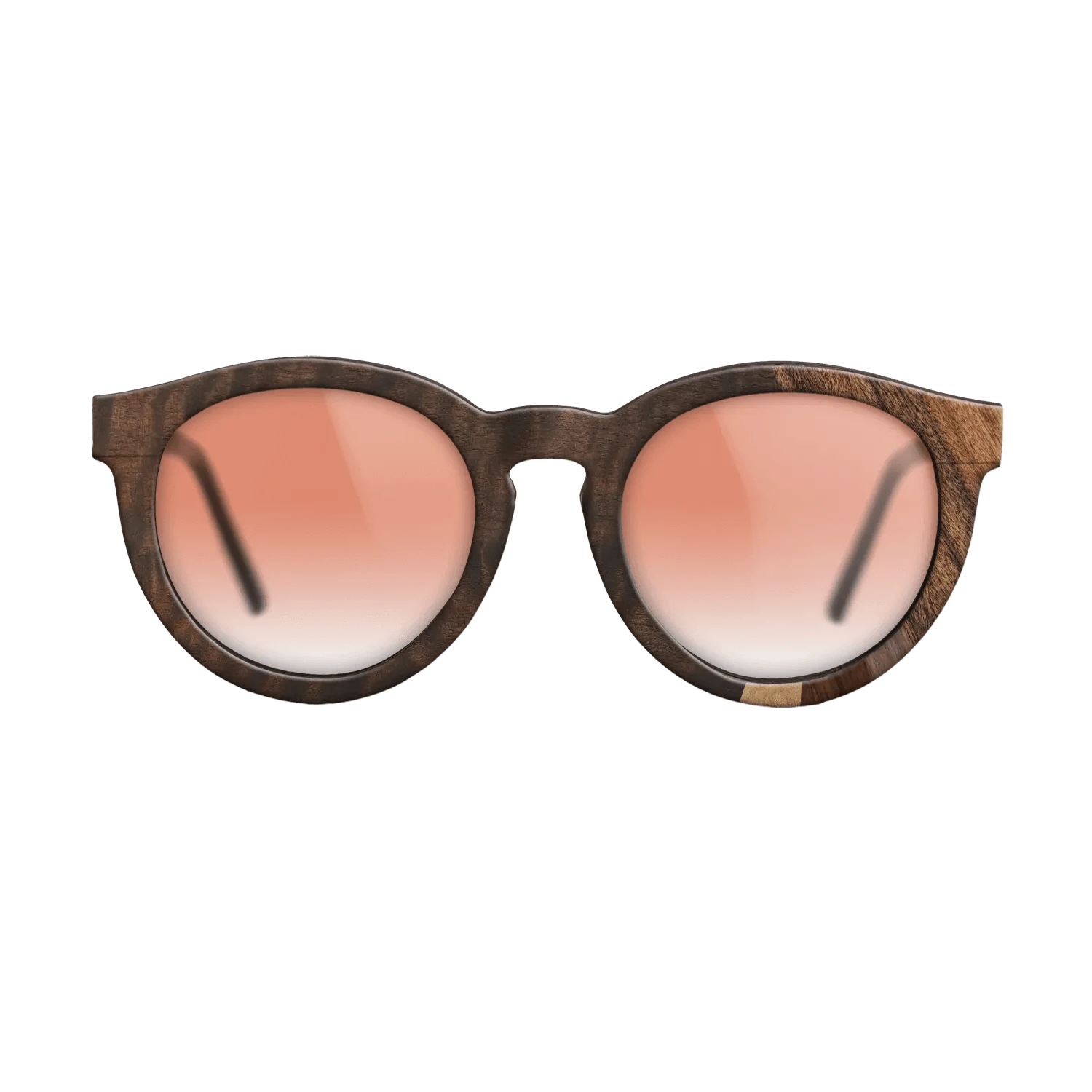 Walnut Claro Light,Olive Burl,Fumed Eucalyptus,Walnut Claro Dark,Santos Rosewood Dark: Fractal - The Rebel - Round - SIRIS wood optic