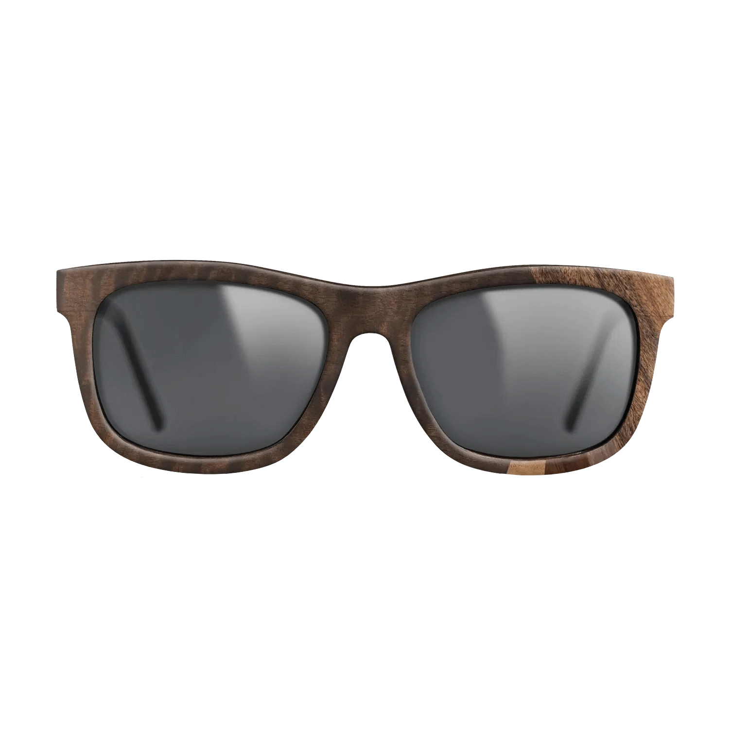 Walnut Claro Light,Olive Burl,Fumed Eucalyptus,Walnut Claro Dark,Santos Rosewood Dark: Fractal - The Hero - Square - SIRIS wood optic