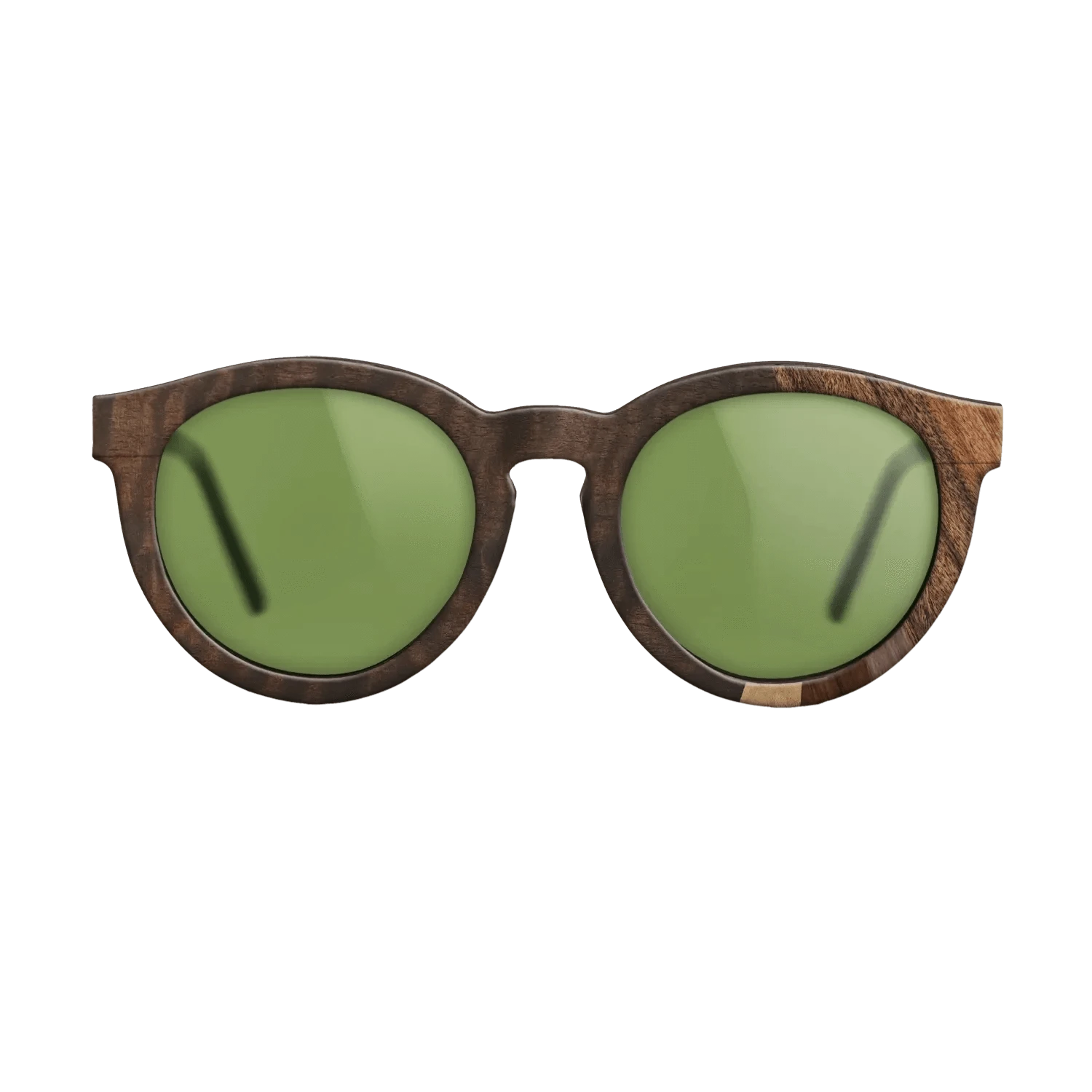 Walnut Claro Light,Olive Burl,Fumed Eucalyptus,Walnut Claro Dark,Santos Rosewood Dark: Fractal - The Rebel - Round - SIRIS wood optic