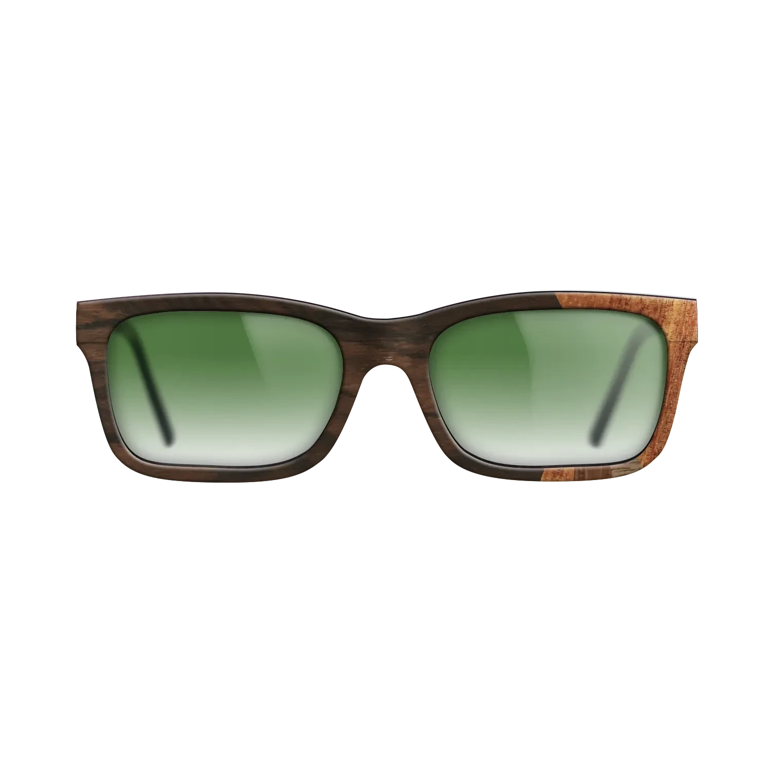 Ziricote Dark Quartered,Koa,Walnut Claro Dark,Walnut: Straight Grain,Walnut Claro Light: Fractal - The Sage - Rectangle - SIRIS wood optic