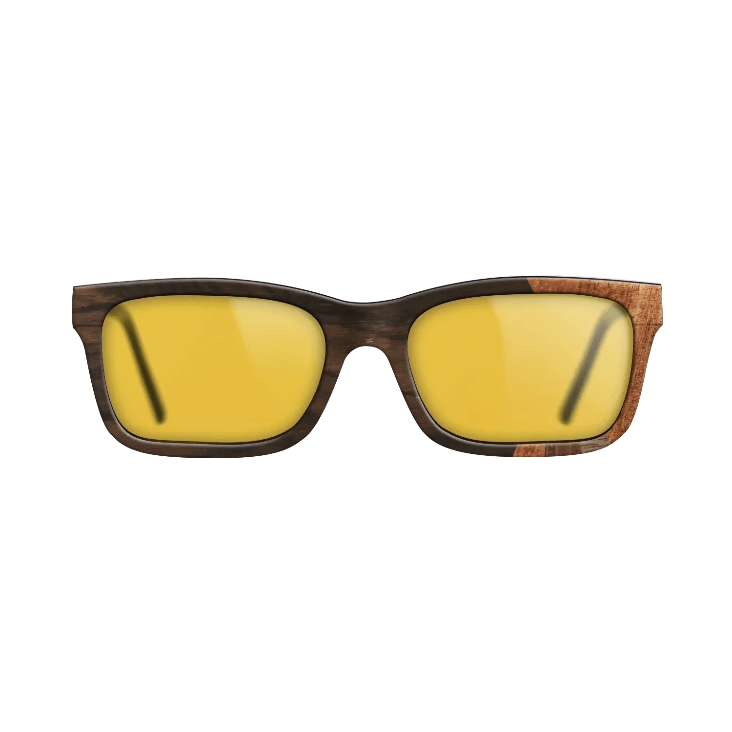 Ziricote Dark Quartered,Koa,Walnut Claro Dark,Walnut: Straight Grain,Walnut Claro Light: Fractal - The Sage - Rectangle - SIRIS wood optic