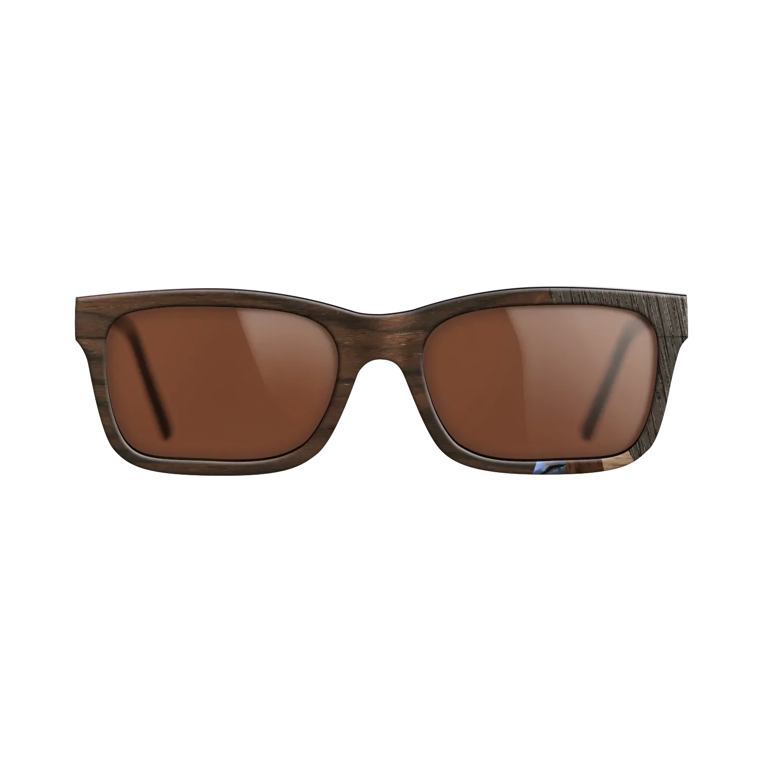 Walnut Claro Dark,Fumed Oak,Abalone Shell,Ziricote Dark Quartered,Walnut Claro Light: Fractal - The Sage - Rectangle - SIRIS wood optic