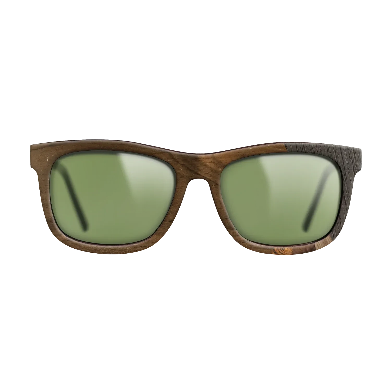 Walnut Claro Dark,Fumed Oak,Walnut: Straight Grain,Wenge,Ziricote Light Quartered: Fractal - The Hero - Square - SIRIS wood optic