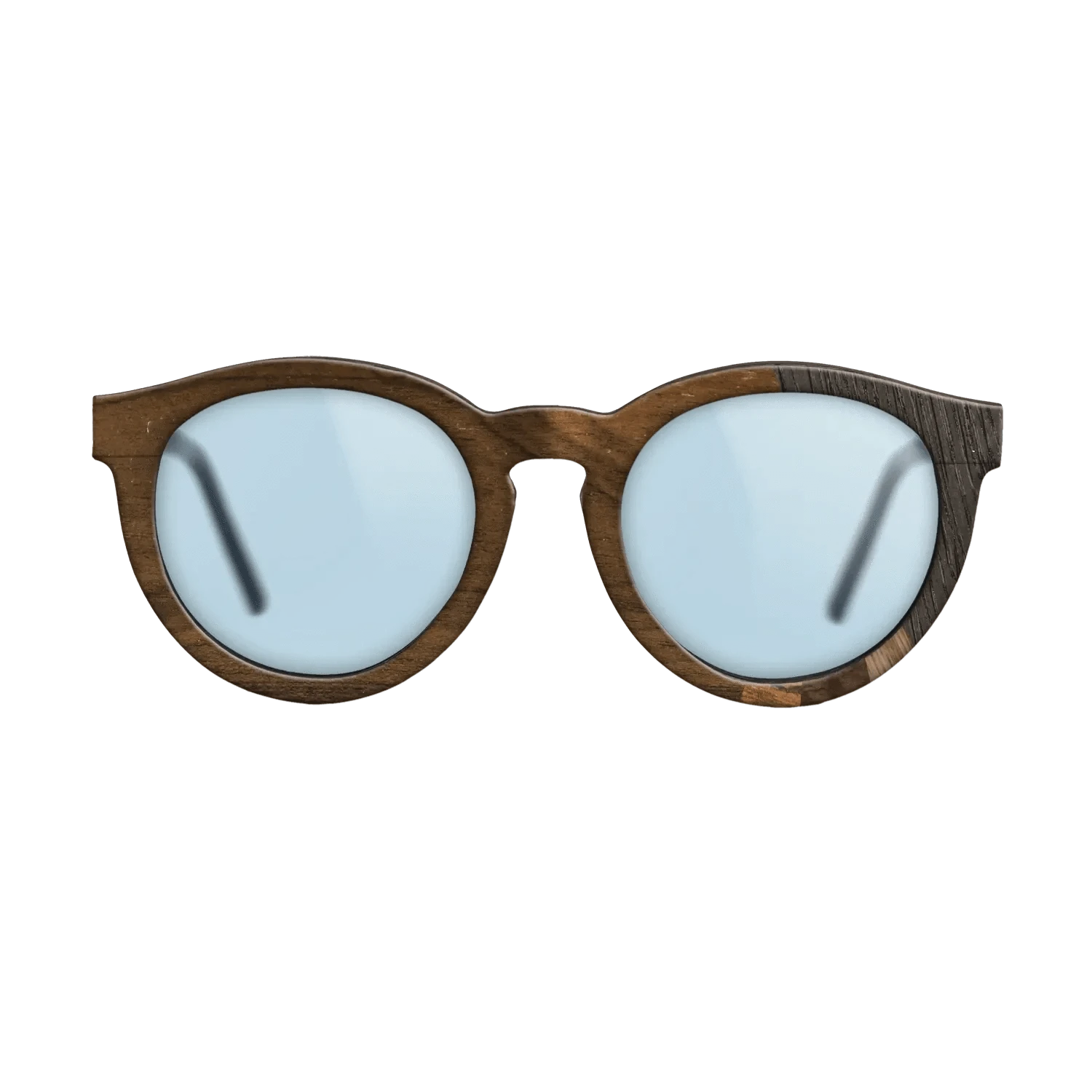 Walnut Claro Dark,Fumed Oak,Walnut: Straight Grain,Wenge,Ziricote Light Quartered: Fractal - The Rebel - Round - SIRIS wood optic