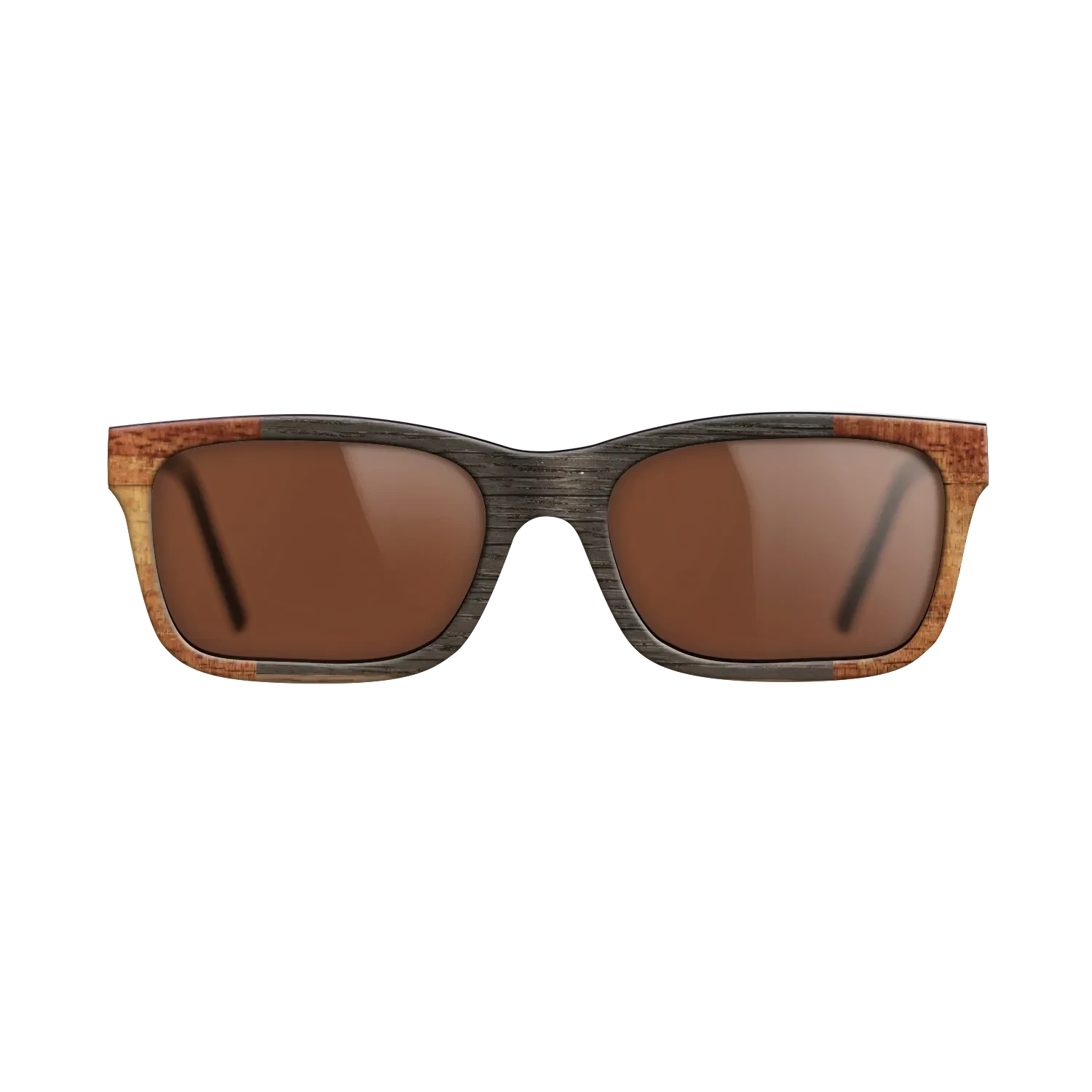 Koa,Fumed Oak,Walnut: Straight Grain,Wenge,Walnut Claro Dark: Recursive - The Sage - Rectangle - SIRIS wood optic