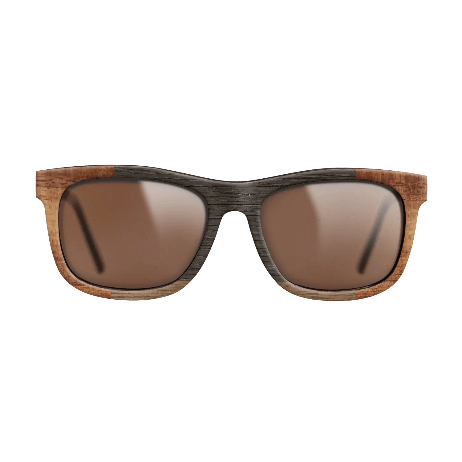 Koa,Fumed Oak,Walnut: Straight Grain,Wenge,Walnut Claro Dark: Recursive - The Hero - Square - SIRIS wood optic