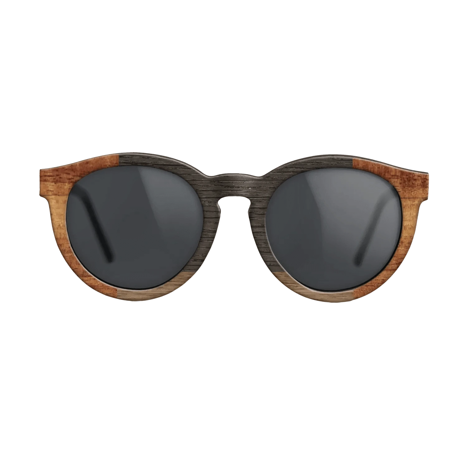 Koa,Fumed Oak,Walnut: Straight Grain,Wenge,Walnut Claro Dark: Recursive - The Rebel - Round - SIRIS wood optic