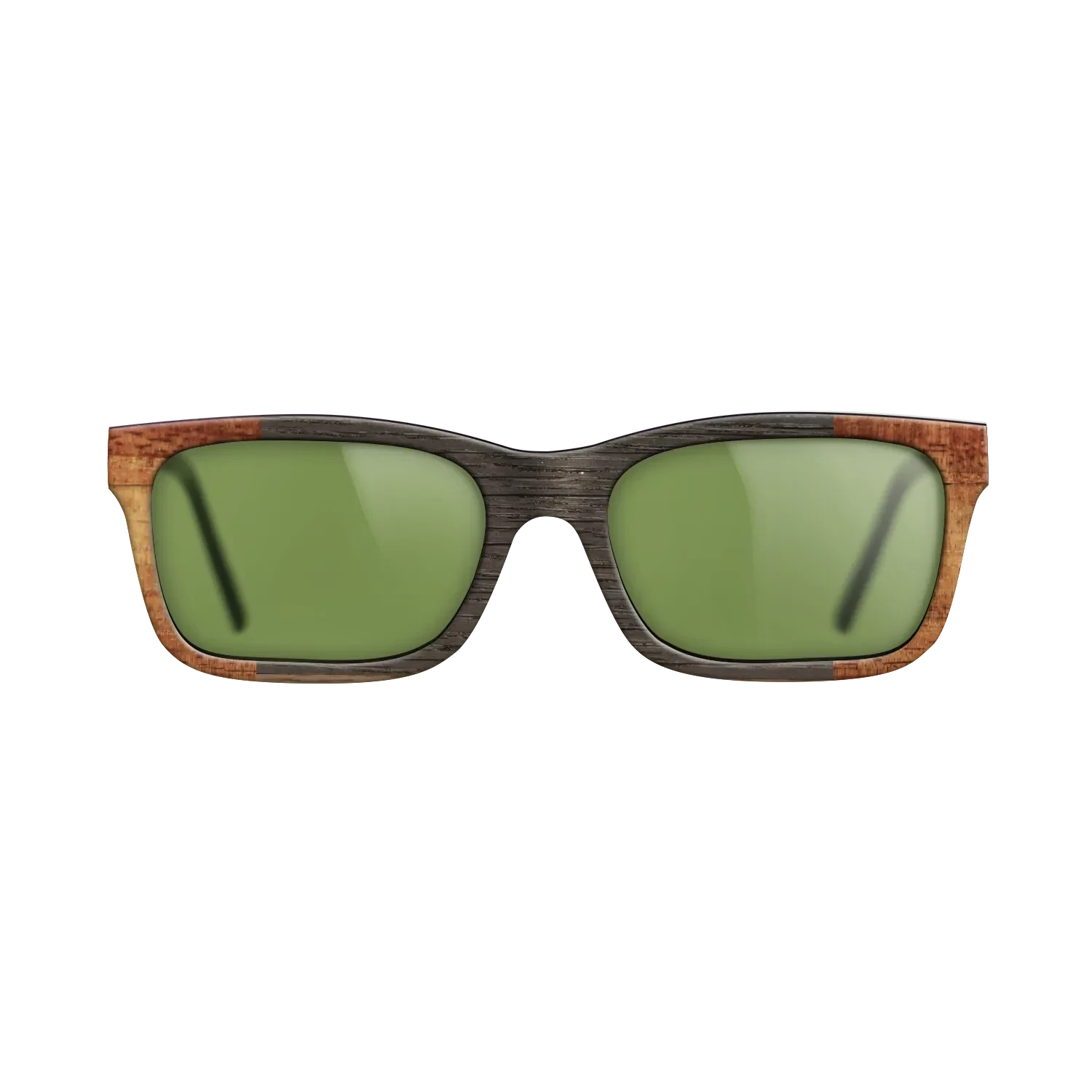 Koa,Fumed Oak,Walnut: Straight Grain,Wenge,Walnut Claro Dark: Recursive - The Sage - Rectangle - SIRIS wood optic