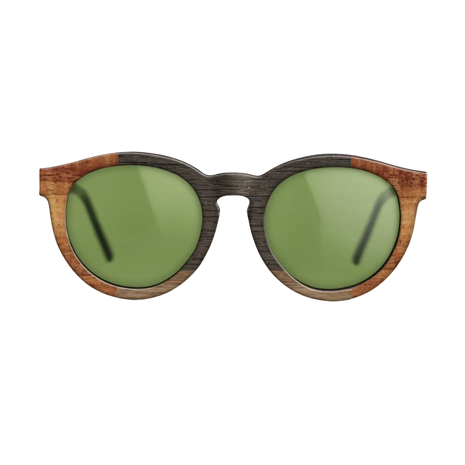 Koa,Fumed Oak,Walnut: Straight Grain,Wenge,Walnut Claro Dark: Recursive - The Rebel - Round - SIRIS wood optic