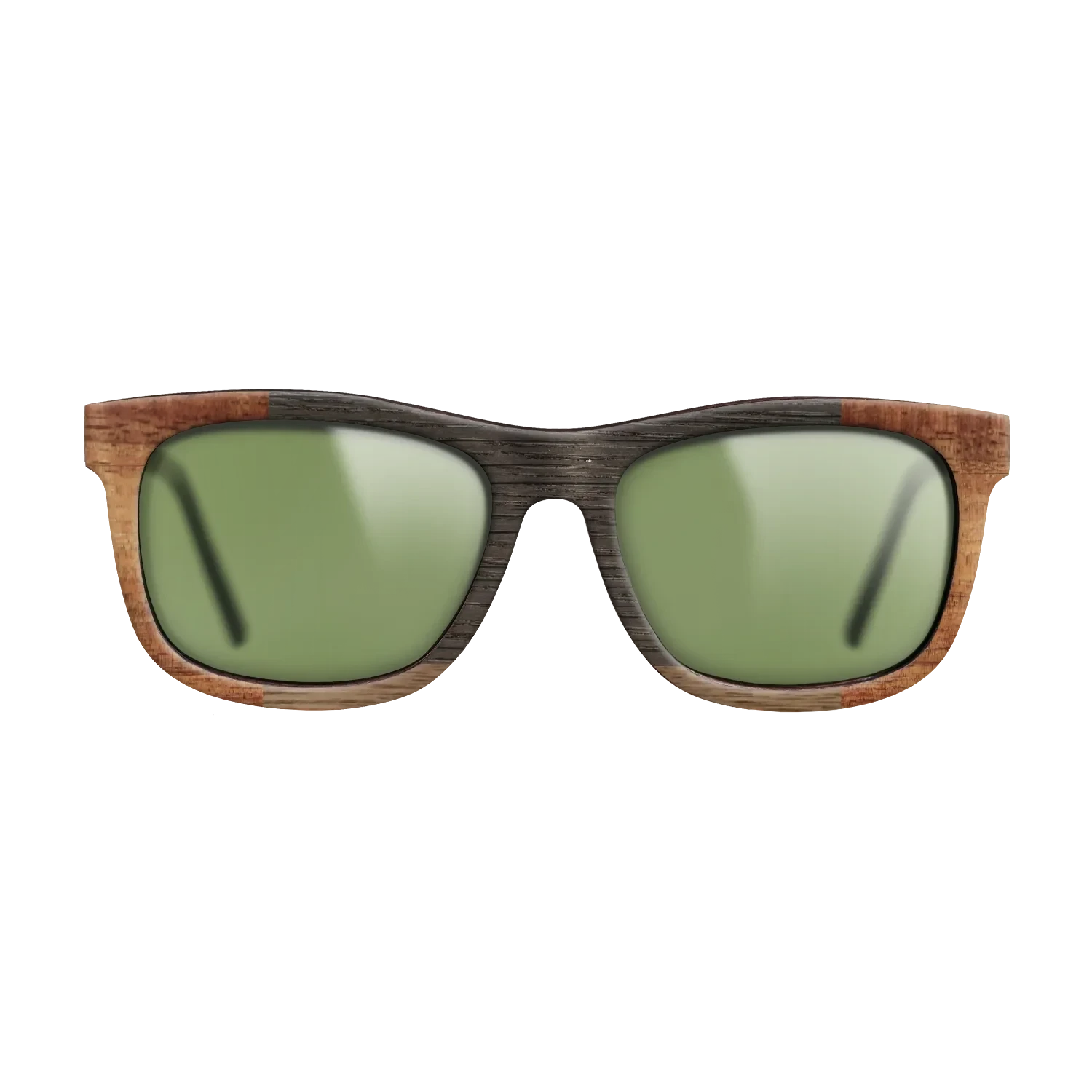 Koa,Fumed Oak,Walnut: Straight Grain,Wenge,Walnut Claro Dark: Recursive - The Hero - Square - SIRIS wood optic