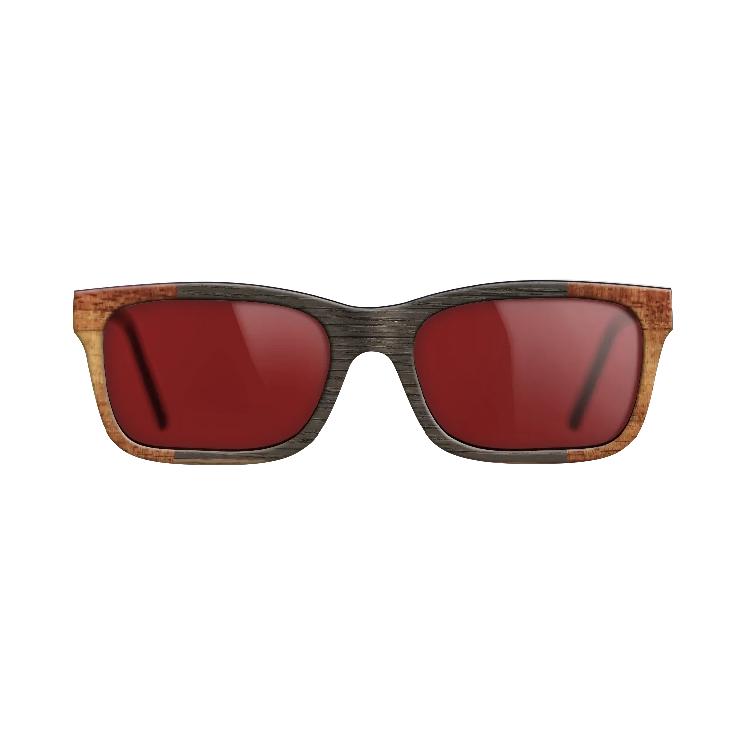 Koa,Fumed Oak,Walnut: Straight Grain,Wenge,Walnut Claro Dark: Recursive - The Sage - Rectangle - SIRIS wood optic