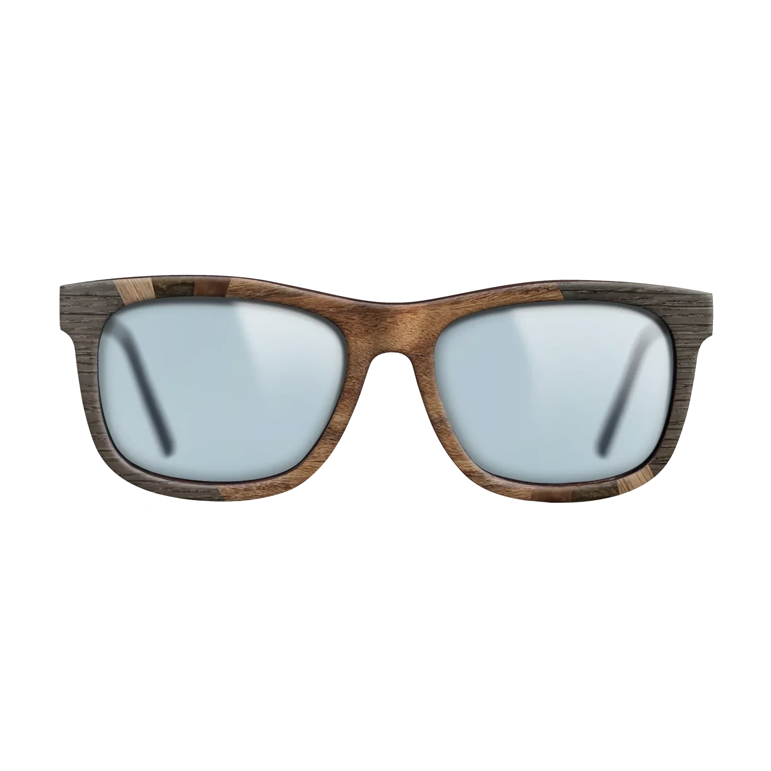 Walnut Claro Light,Fumed Oak,Walnut: Straight Grain,Ziricote Dark Quartered,Santos Rosewood Dark,Walnut Burl: Fractal - The Hero - Square - SIRIS wood optic