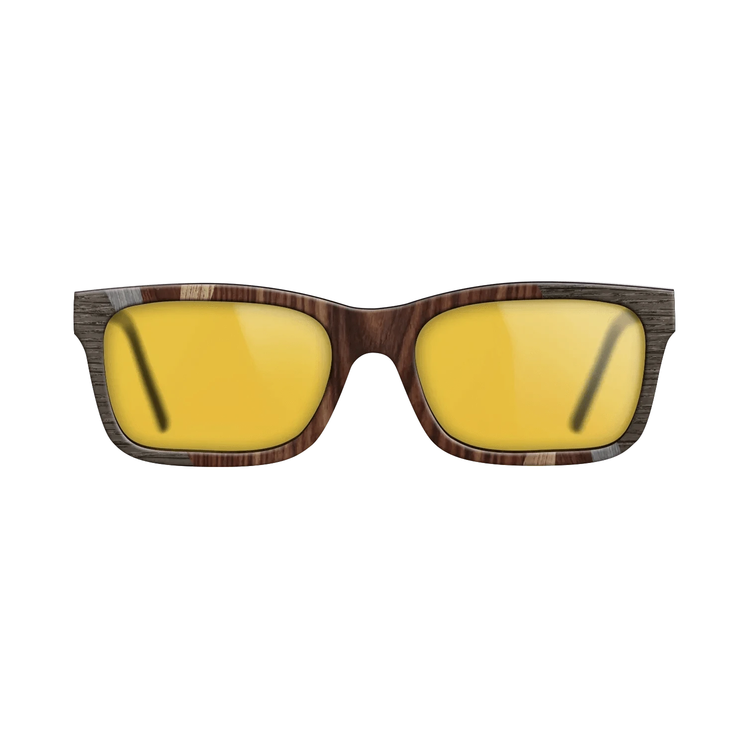 Kingwood,Poplar Dyed: Grey,Walnut: Straight Grain,Fumed Oak: Fractal - The Sage - Rectangle - SIRIS wood optic