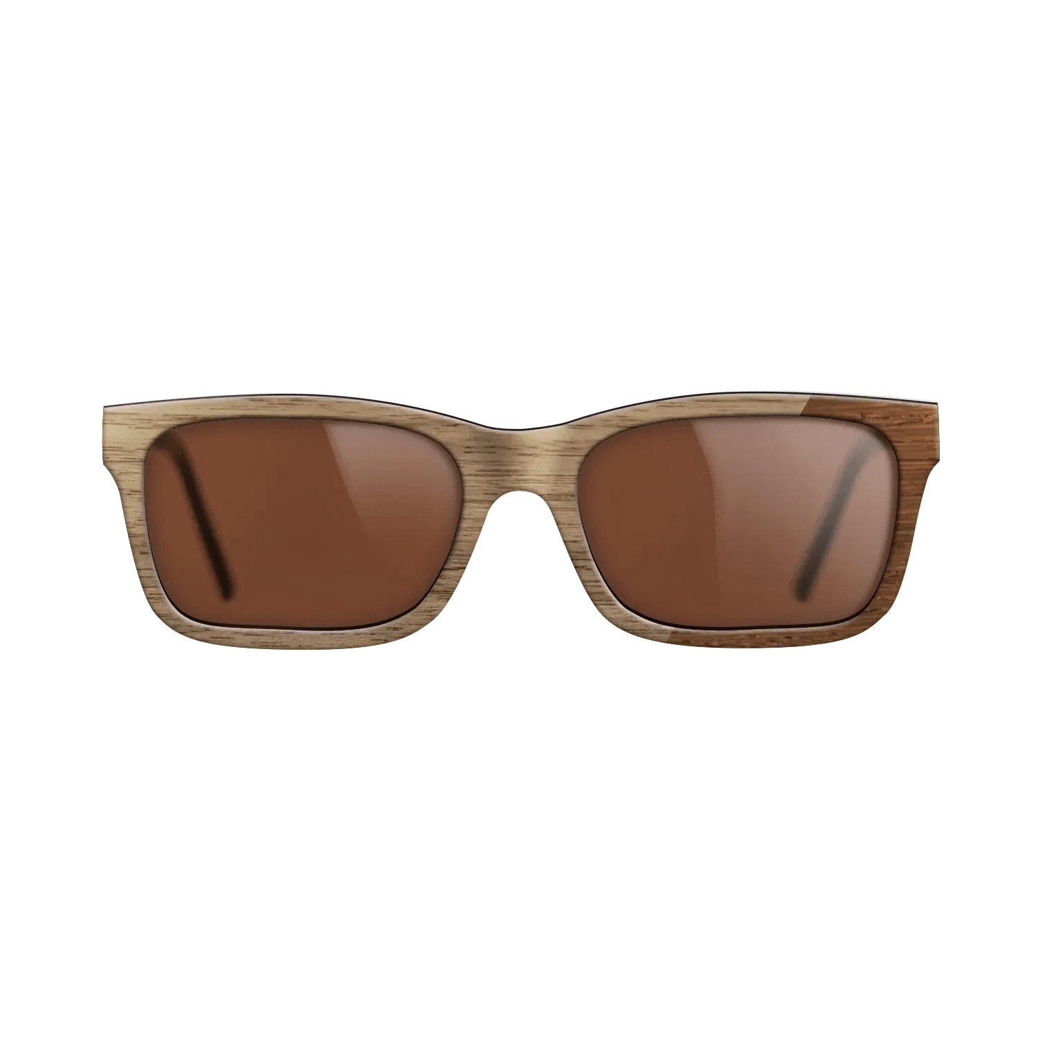 Walnut: Straight Grain,Wenge: Dicut - The Sage - Rectangle - SIRIS wood optic