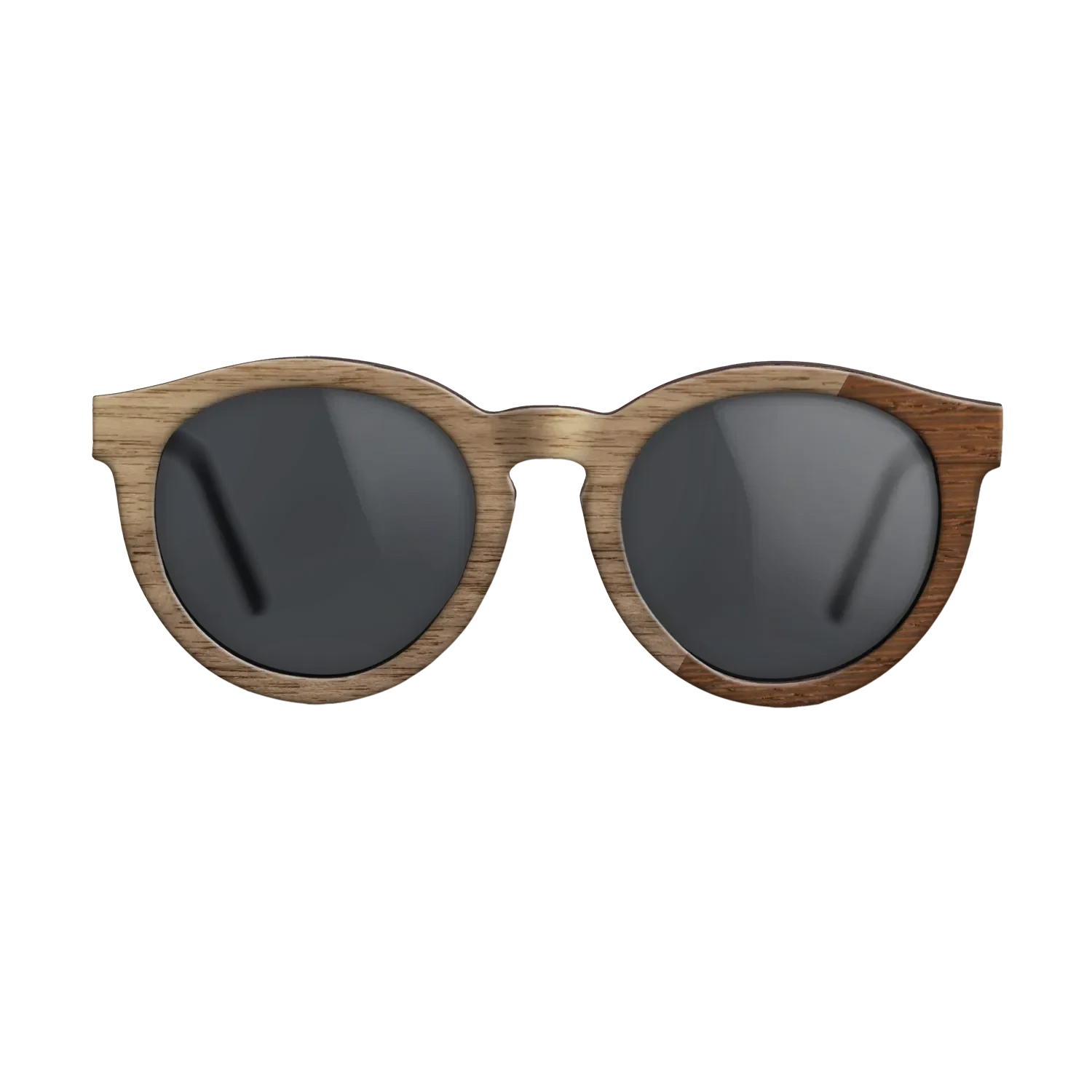 Walnut: Straight Grain,Wenge: Dicut - The Rebel - Round - SIRIS wood optic