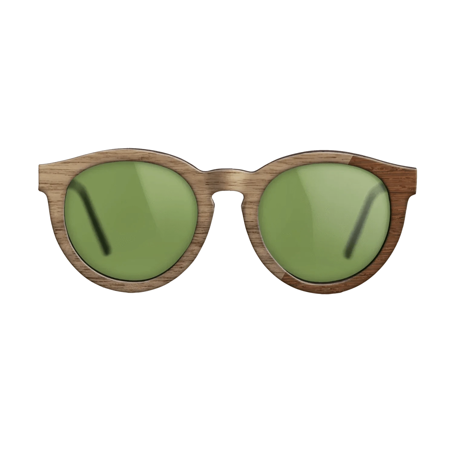 Walnut: Straight Grain,Wenge: Dicut - The Rebel - Round - SIRIS wood optic