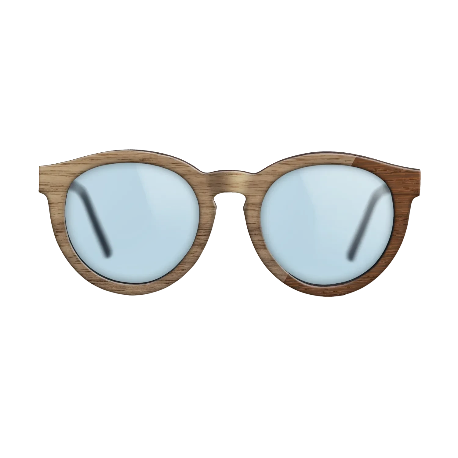 Walnut: Straight Grain,Wenge: Dicut - The Rebel - Round - SIRIS wood optic