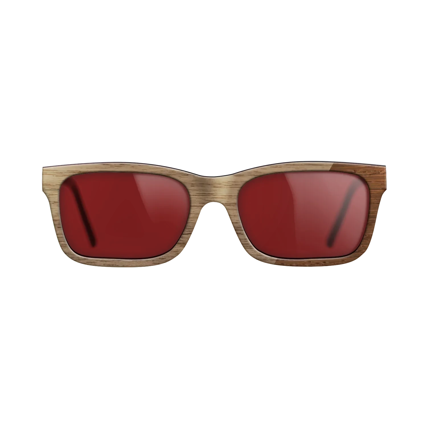 Walnut: Straight Grain,Wenge: Dicut - The Sage - Rectangle - SIRIS wood optic