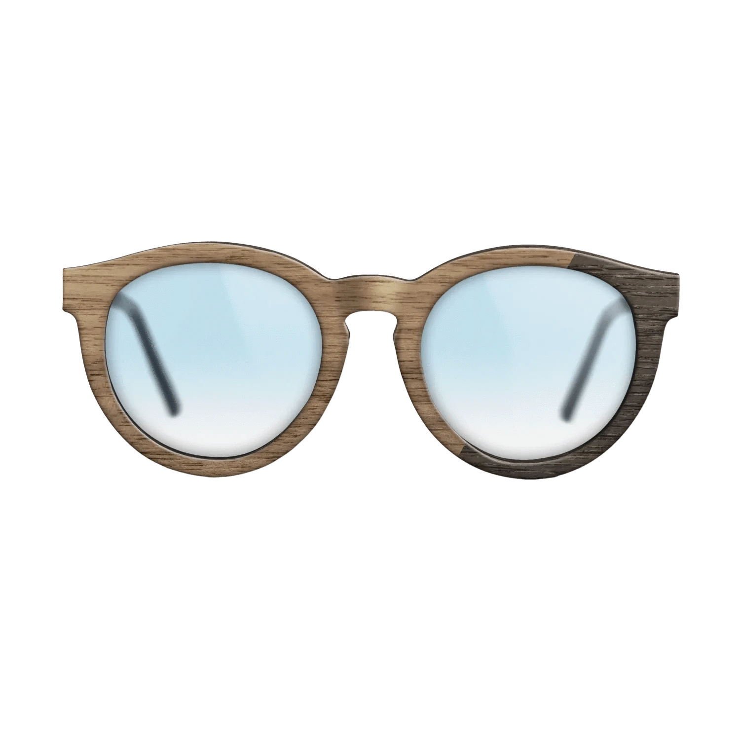 Walnut: Straight Grain,Fumed Oak: Dicut - The Rebel - Round - SIRIS wood optic