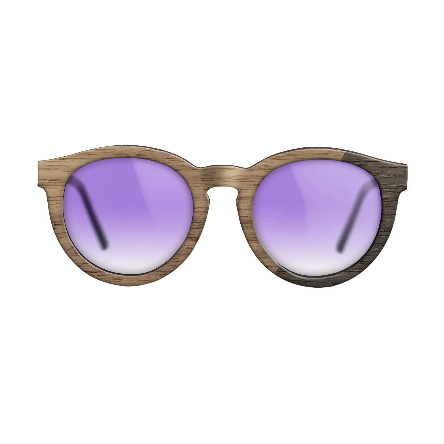 Walnut: Straight Grain,Fumed Oak: Dicut - The Rebel - Round - SIRIS wood optic