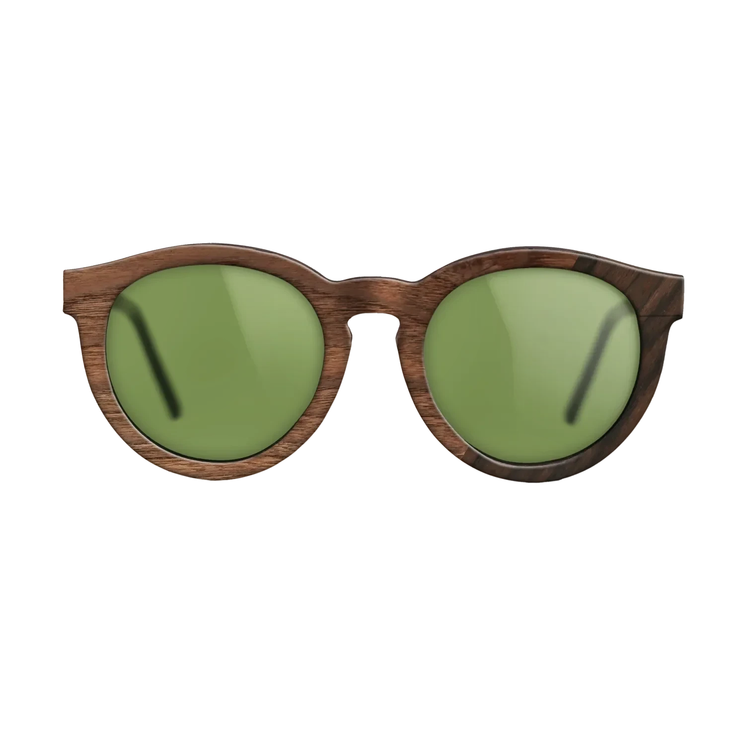 Walnut Claro Light,Ziricote Dark Quartered: Dicut - The Rebel - Round - SIRIS wood optic