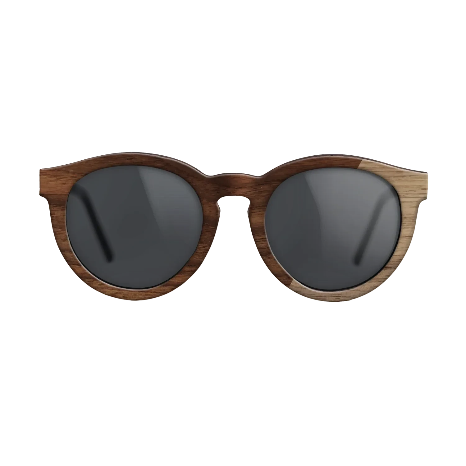 Walnut: Straight Grain,Walnut Claro Dark: Dicut - The Rebel - Round - SIRIS wood optic