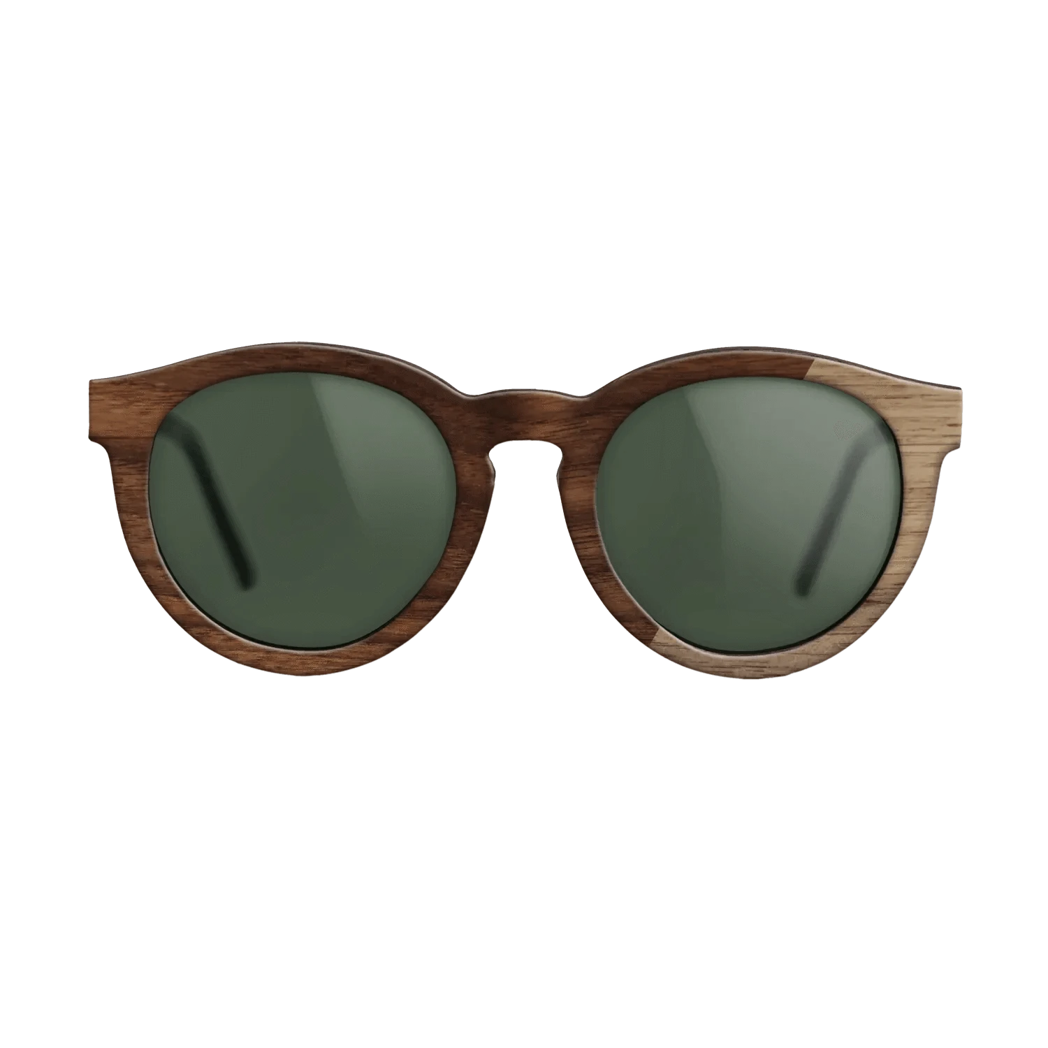 Walnut: Straight Grain,Walnut Claro Dark: Dicut - The Rebel - Round - SIRIS wood optic
