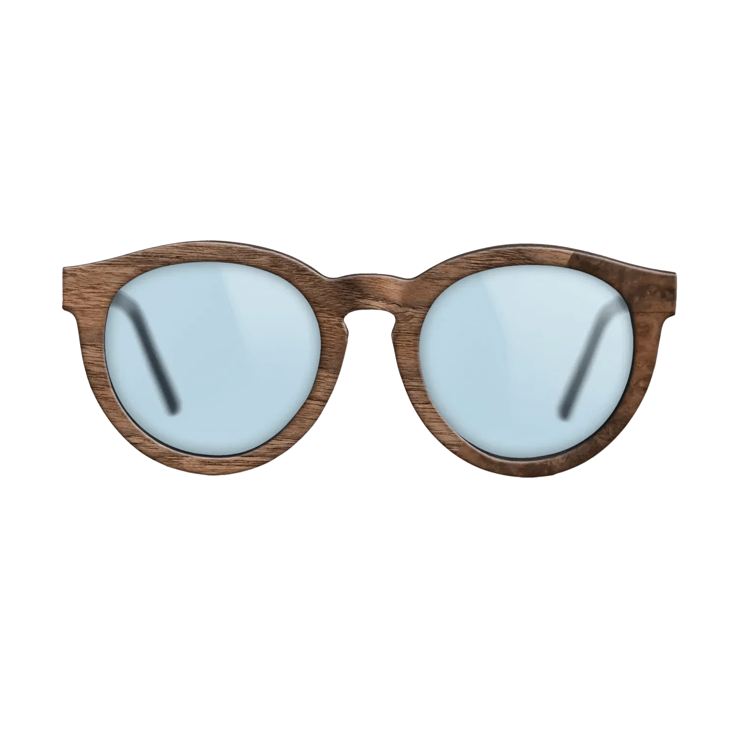 Walnut Claro Dark,Walnut Burl: Dicut - The Rebel - Round - SIRIS wood optic