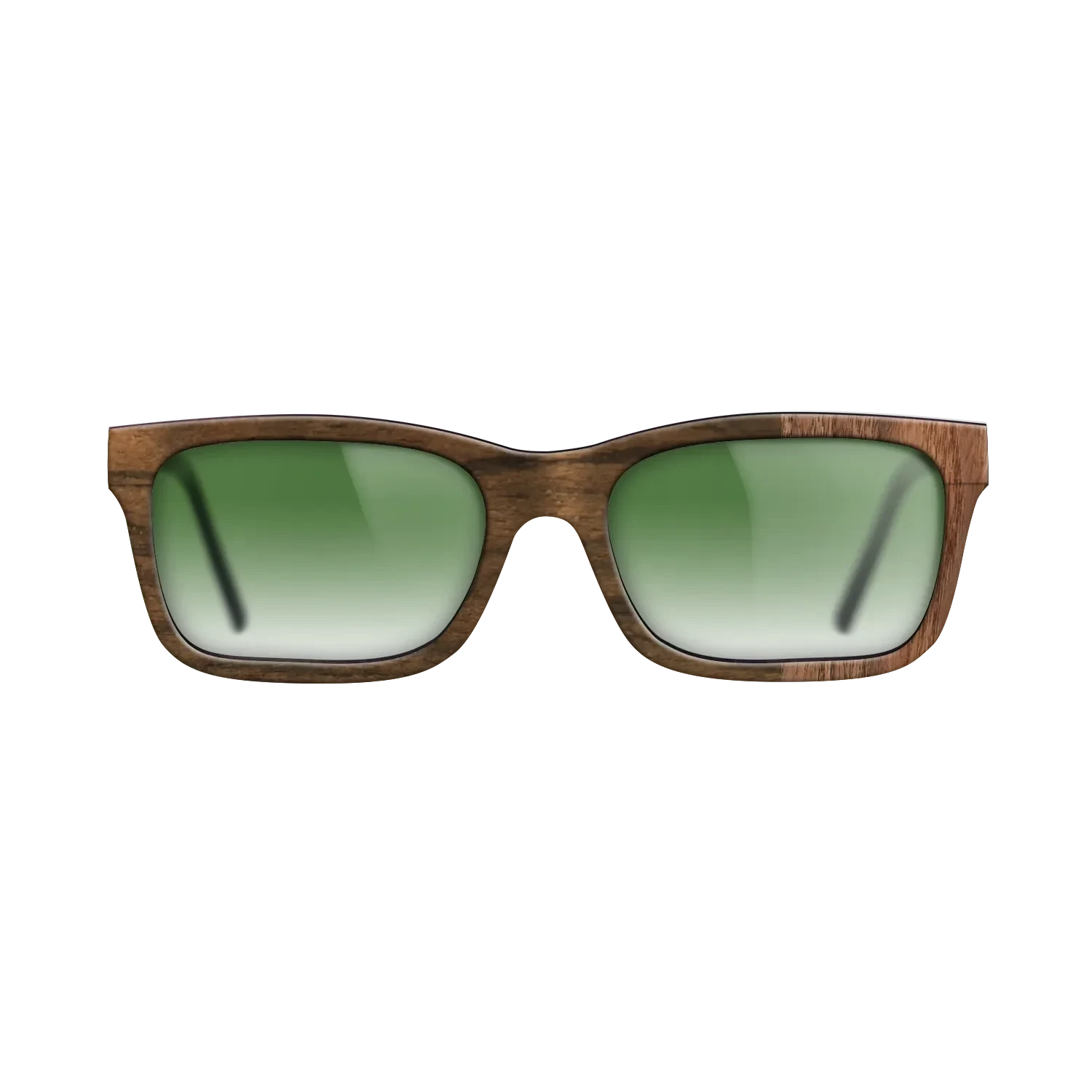 Ziricote Dark Quartered,Walnut Claro Dark: Splice - The Sage - Rectangle - SIRIS wood optic