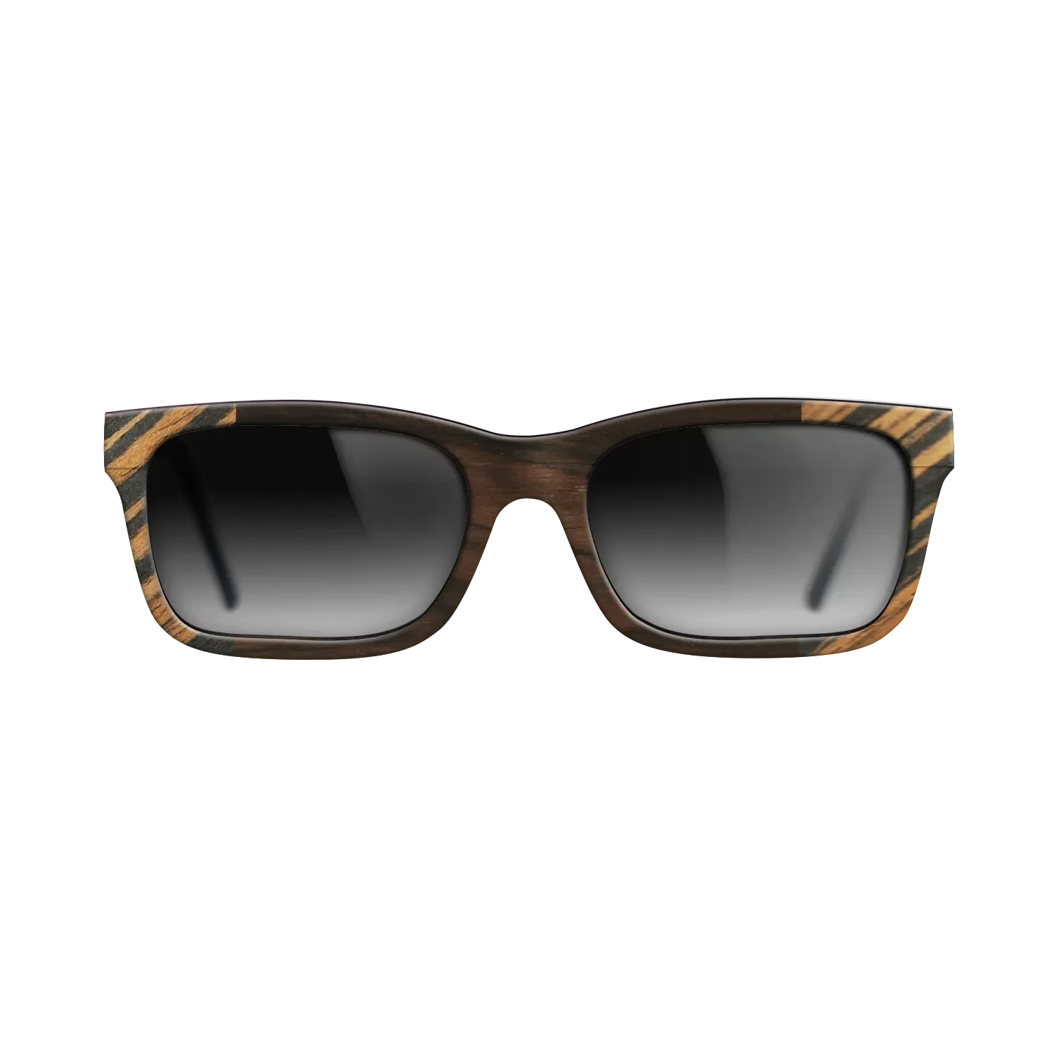 Ziricote Dark Quartered,Italian Ebony: Bauhaus - The Sage - Rectangle - SIRIS wood optic
