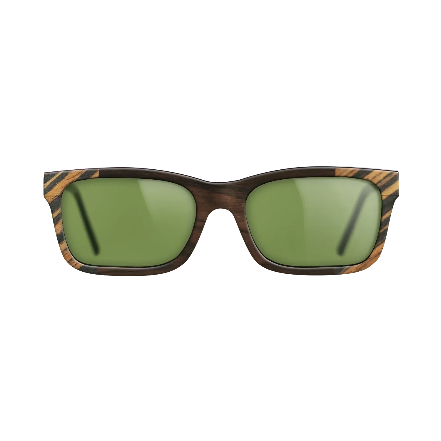 Ziricote Dark Quartered,Italian Ebony: Bauhaus - The Sage - Rectangle - SIRIS wood optic