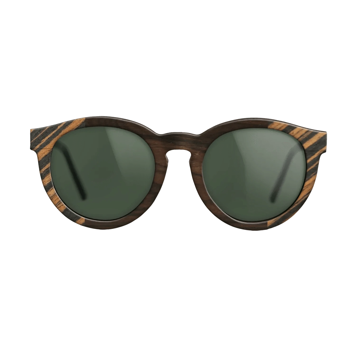 Ziricote Dark Quartered,Italian Ebony: Bauhaus - The Rebel - Round - SIRIS wood optic
