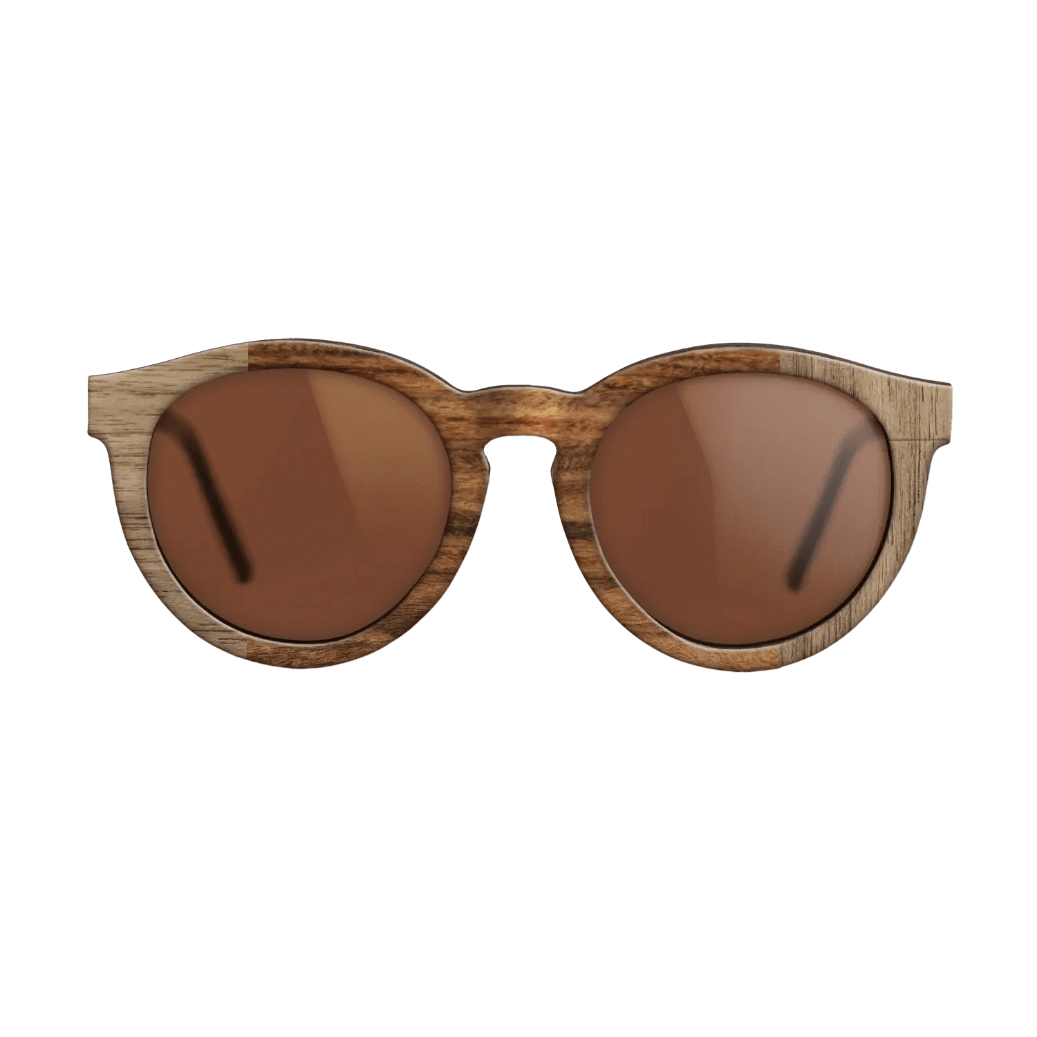 Walnut: Straight Grain,Santos Rosewood Light: Bauhaus - The Rebel - Round - SIRIS wood optic