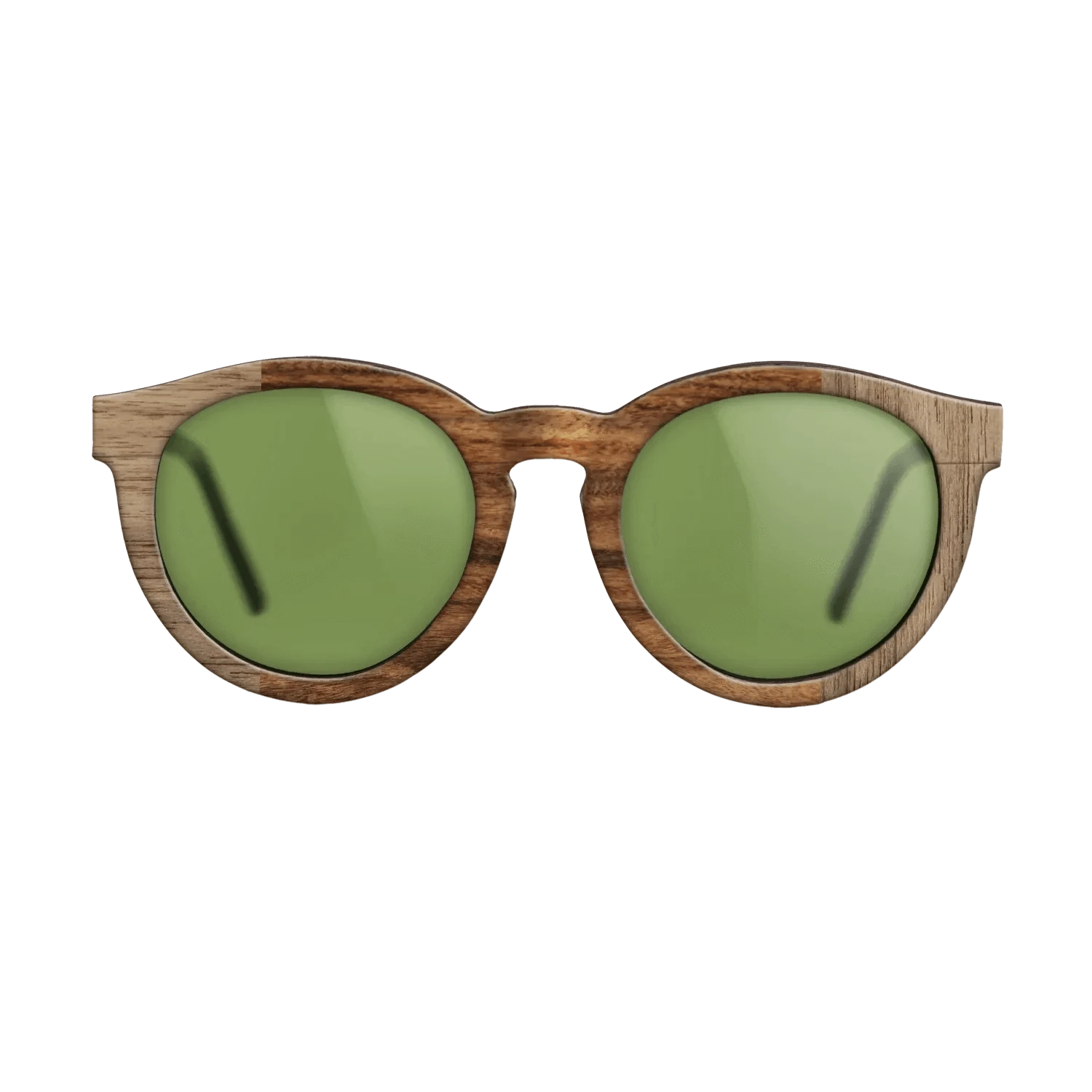 Walnut: Straight Grain,Santos Rosewood Light: Bauhaus - The Rebel - Round - SIRIS wood optic