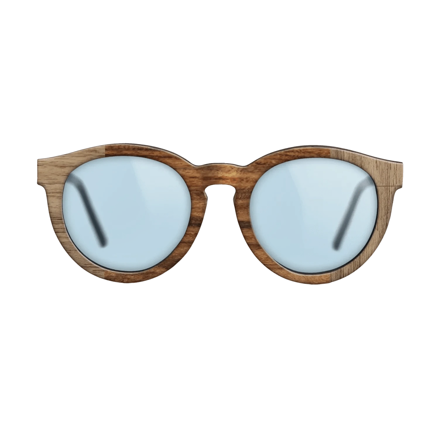 Walnut: Straight Grain,Santos Rosewood Light: Bauhaus - The Rebel - Round - SIRIS wood optic